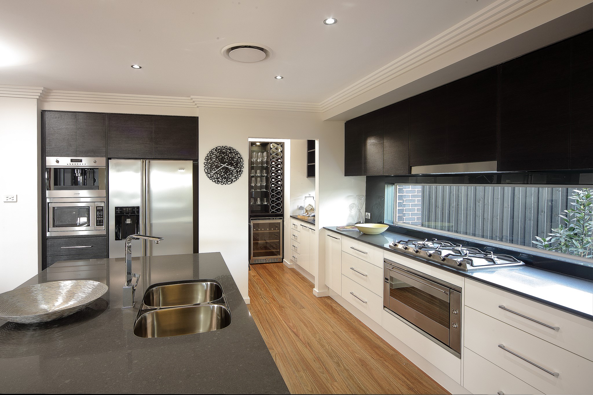 modern kitchen design with butlers pantry
