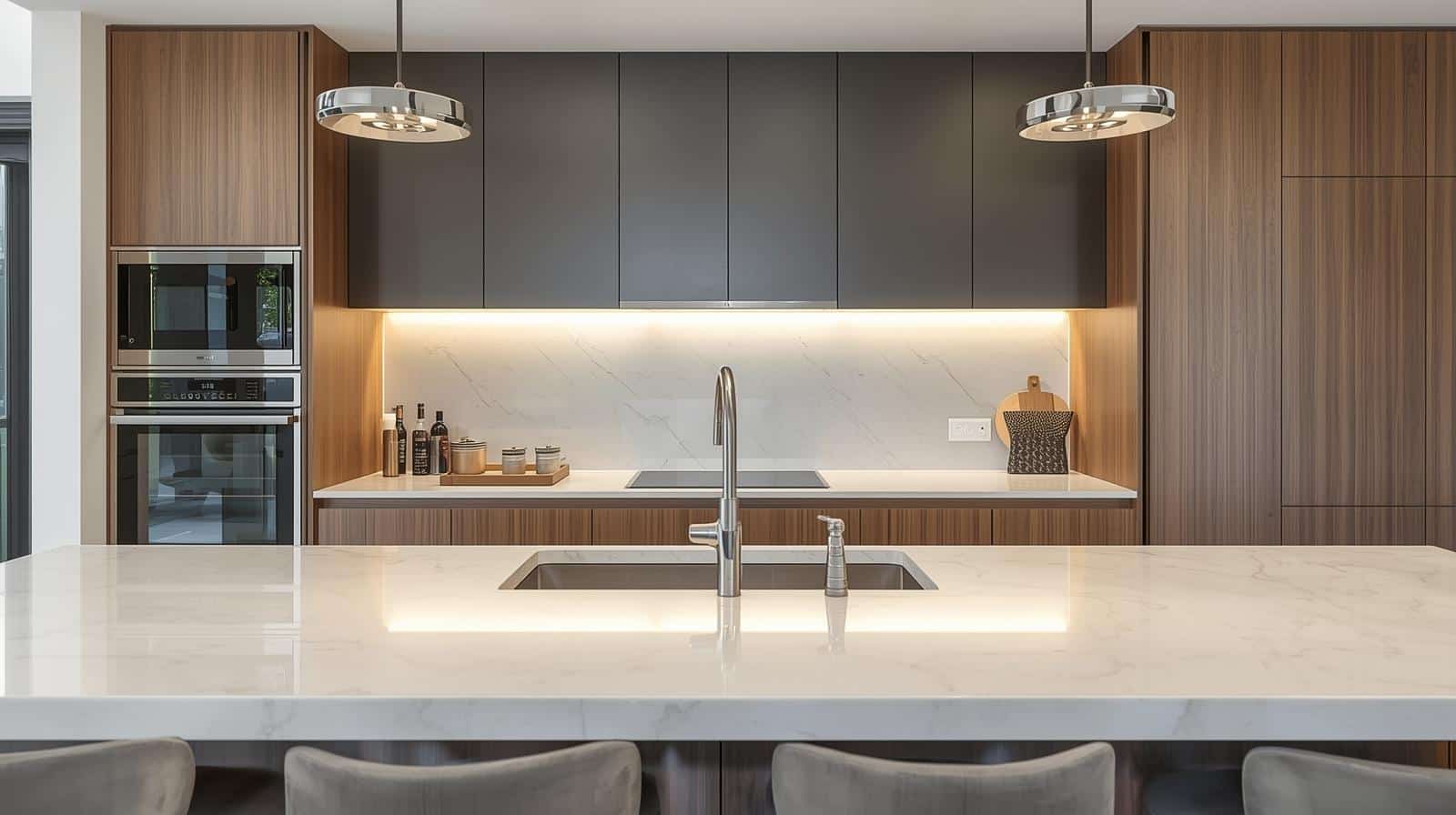 Kitchen remodel featuring soft-close cabinetry and natural light in renovated Sydney interior